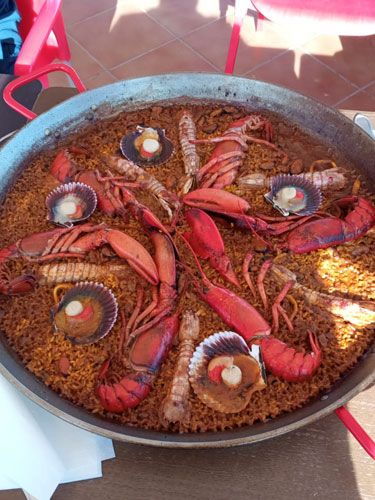 SOS comida para llevar Paella de marisco